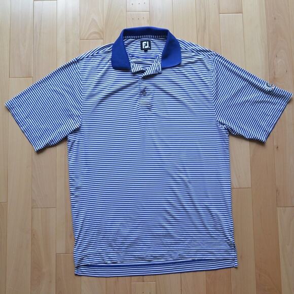 FootJoy Polo Shirt Striped Size M - Picture 1 of 6